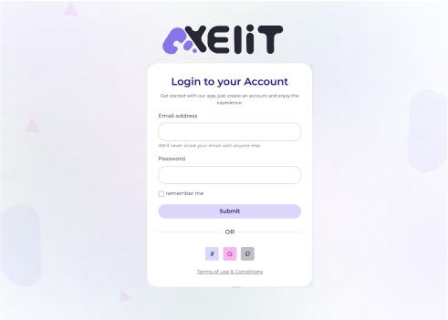 Sign In With Bgimage demo
