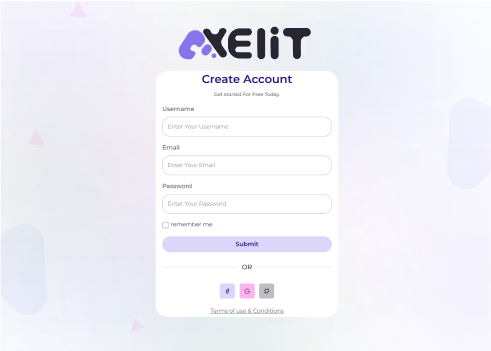 Sign Up With Bgimage demo