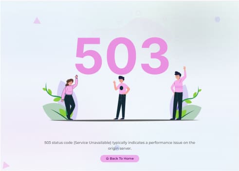 Service Unavailable demo