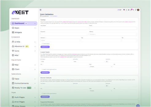 Form Validation demo